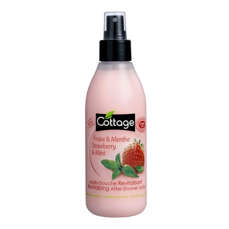 Молочко для тела после душа Клубника & Мята - 200ml | COTTAGE | Уход за ...